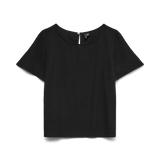 VERO MODA VMMYMILO o-neck top boo in silver lining - Image 3