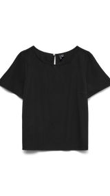 VERO MODA VMMYMILO o-neck top boo in silver lining - Image 3