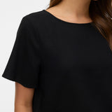 VERO MODA VMMYMILO o-neck top boo in silver lining - Image 5