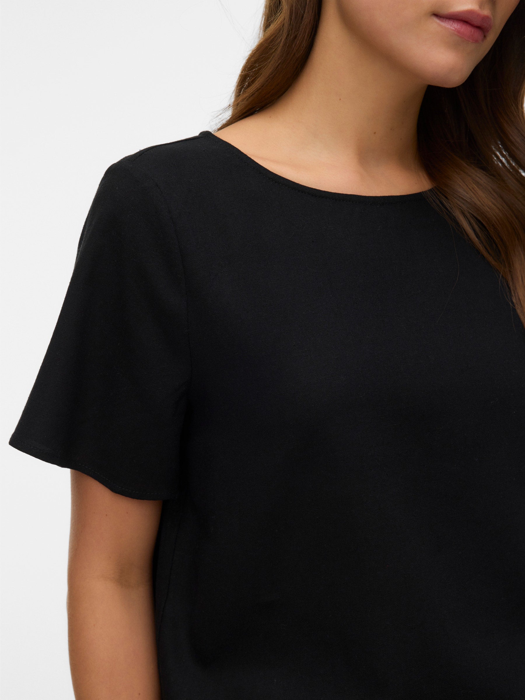 VERO MODA VMMYMILO o-neck top boo in silver lining - Image 5