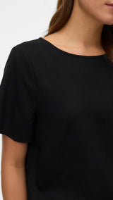 VERO MODA VMMYMILO o-neck top boo in silver lining - Image 5