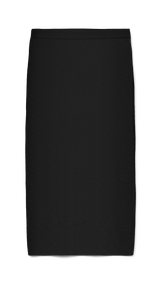 VERO MODA VMNANCY 7/8 skirt boo in black w. birch flower - Image 3