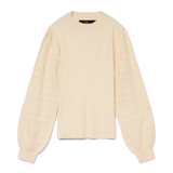 VERO MODA VMNEWLIMONE highneck pullover boo in birch - Image 3