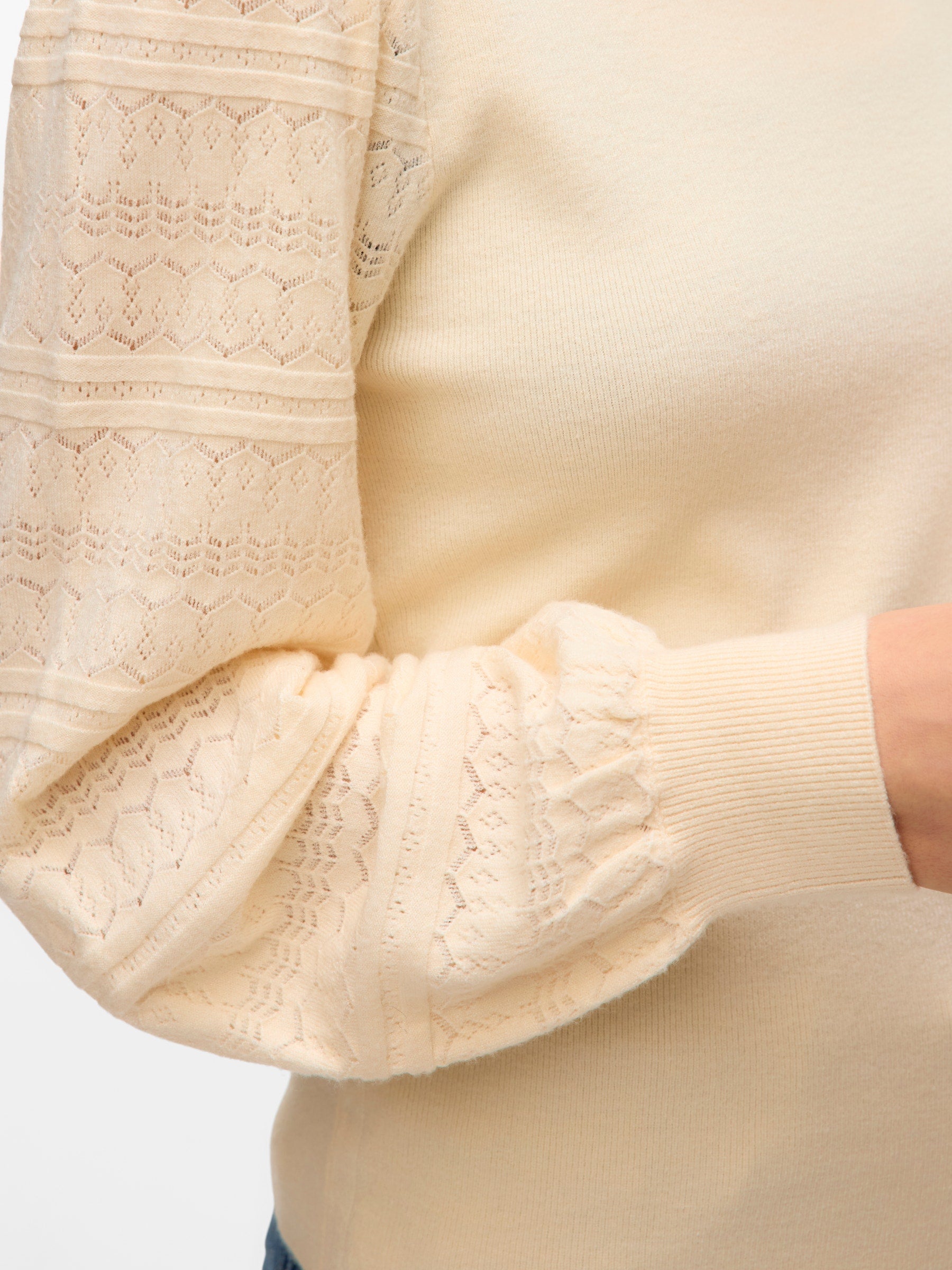 VERO MODA VMNEWLIMONE highneck pullover boo in birch - Image 6