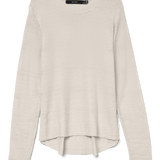 VERO MODA VMNUEVOCHARITY o-neck pull boo in birch w. black - Image 3