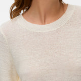 VERO MODA VMNUEVOCHARITY o-neck pull boo in birch w. black - Image 5