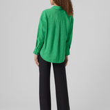 VERO MODA VMQUEENY oversize shirt in cabaret - Image 2