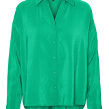 VERO MODA VMQUEENY oversize shirt in cabaret - Image 3