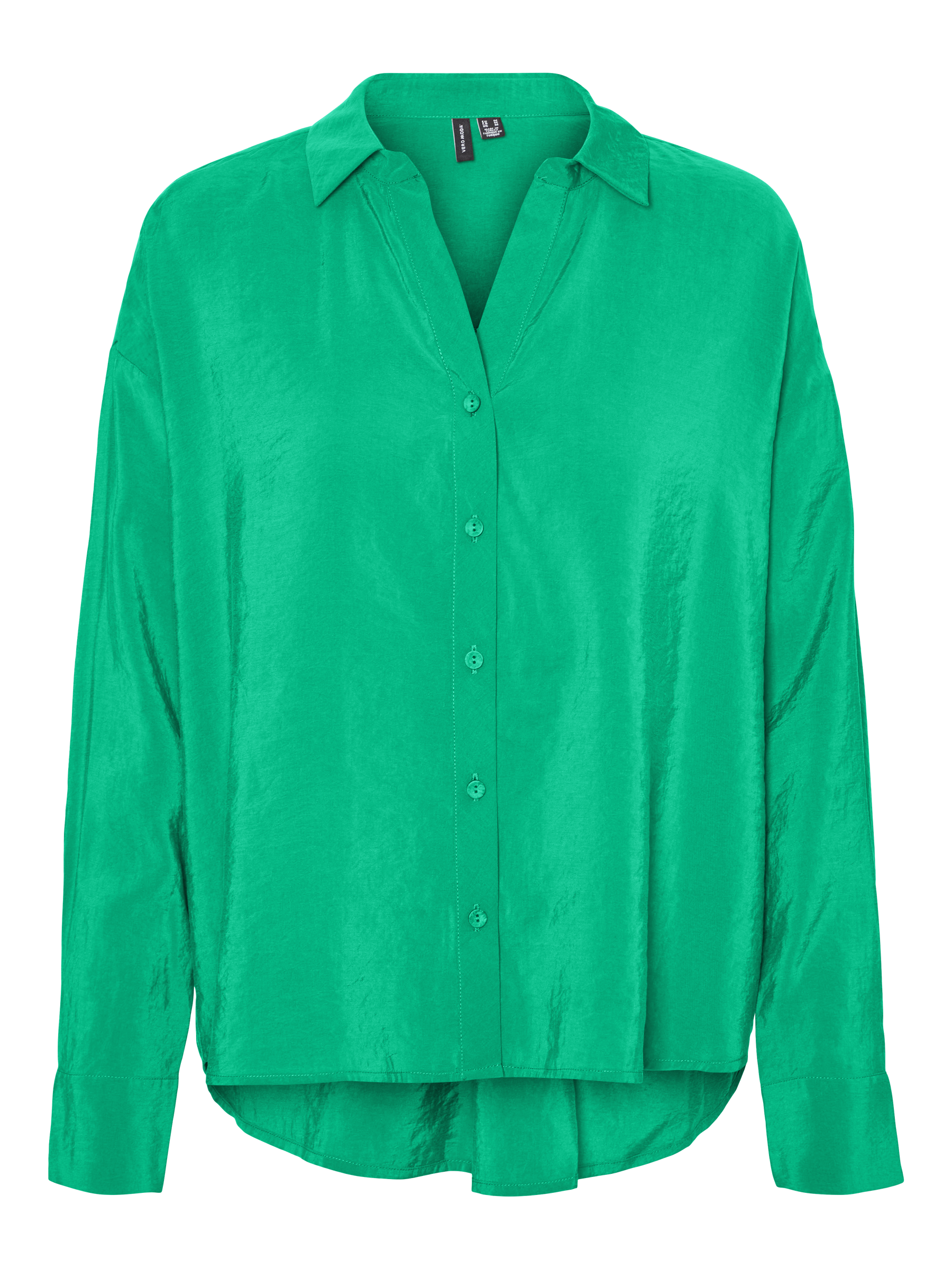 VERO MODA VMQUEENY oversize shirt in cabaret - Image 3