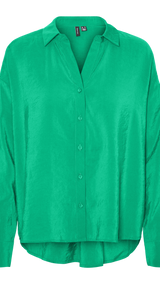 VERO MODA VMQUEENY oversize shirt in cabaret - Image 3