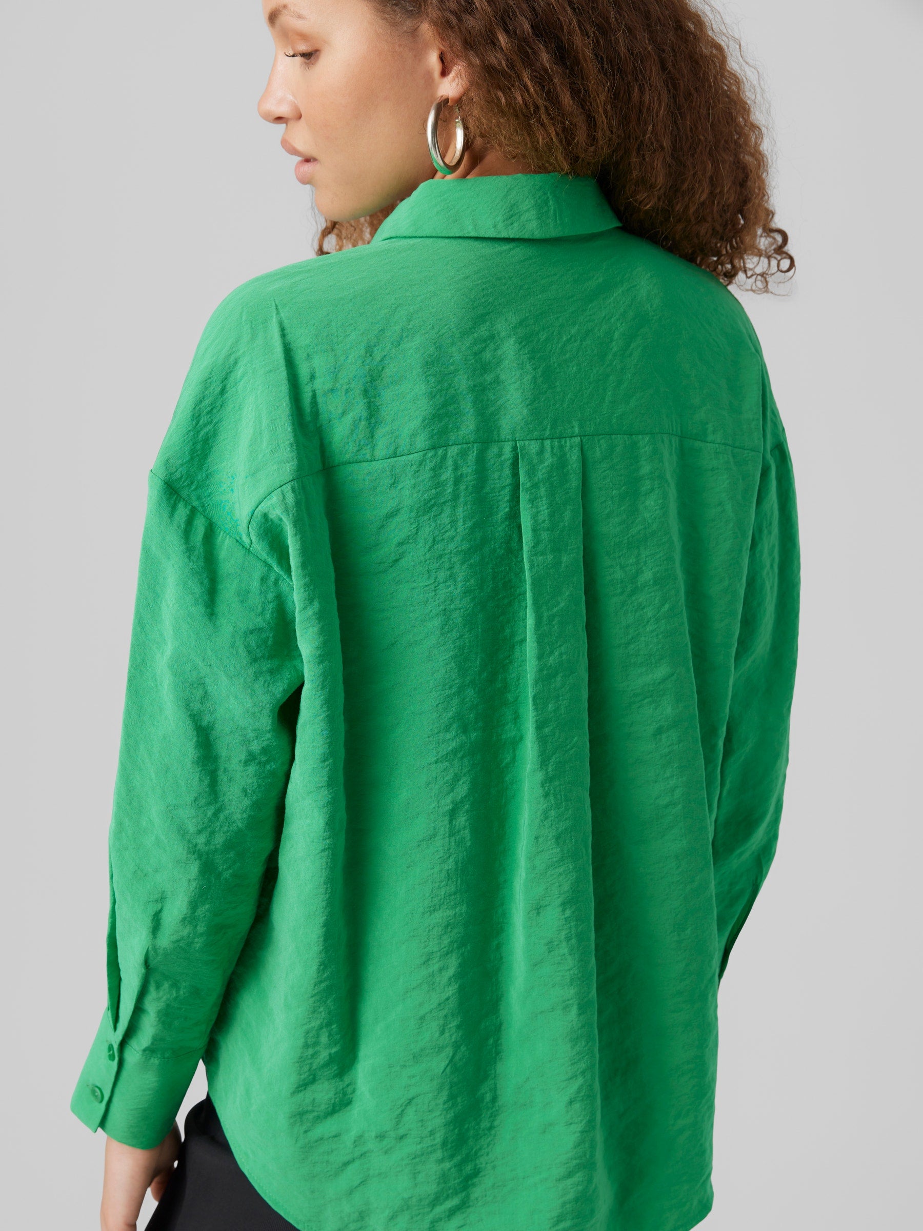 VERO MODA VMQUEENY oversize shirt in cabaret - Image 5
