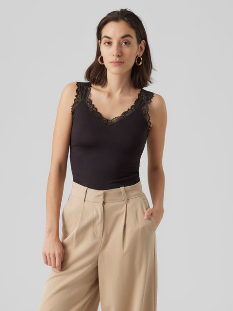VERO MODA VMROSA top in black