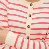 VERO MODA VMSABA plain o-neck cardigan in birch w. black - Image 5