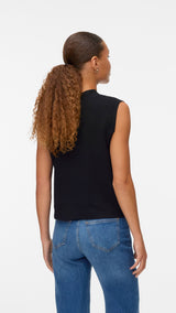 VERO MODA VMSABA v-neck button vest in black - Image 2