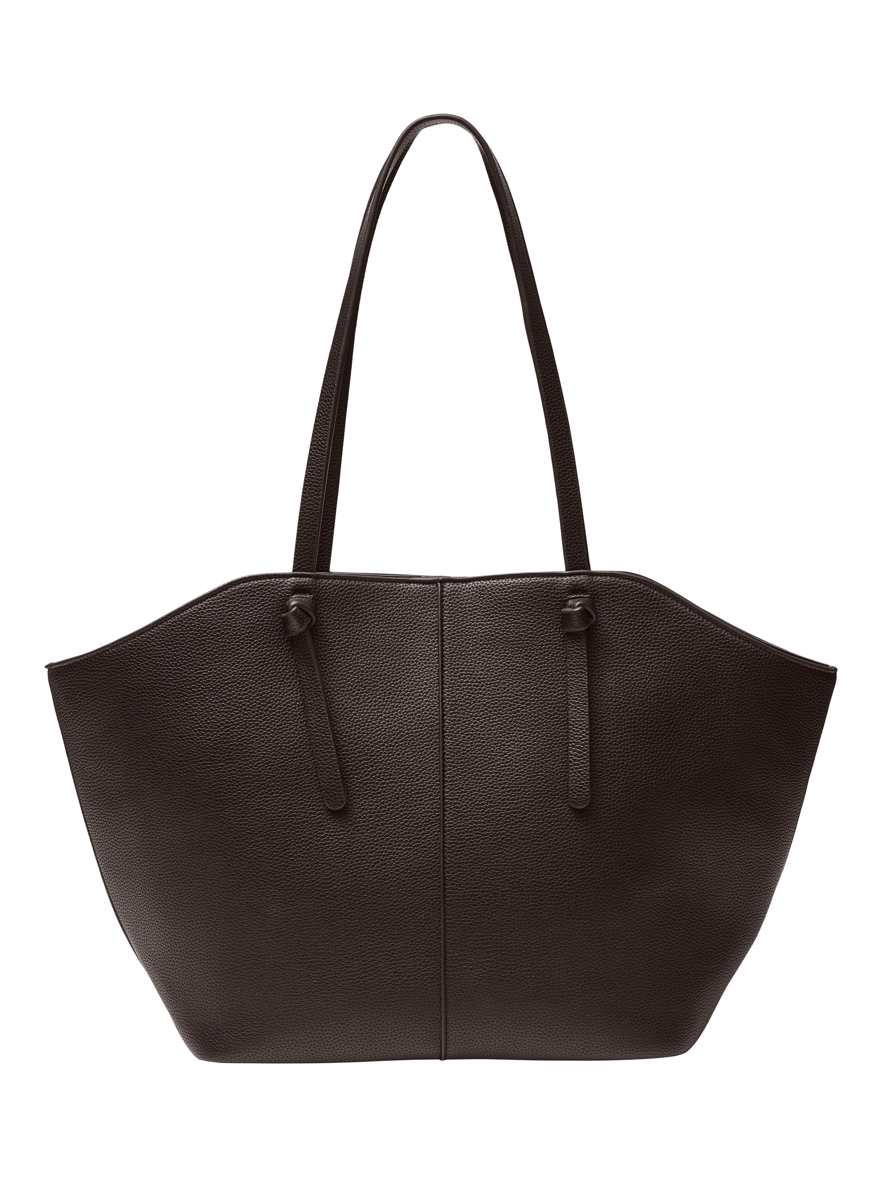 VERO MODA VMSAGA knot bag - coffee bean