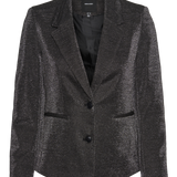 VERO MODA VMSHALI fitted shiny blazer in black - Image 3