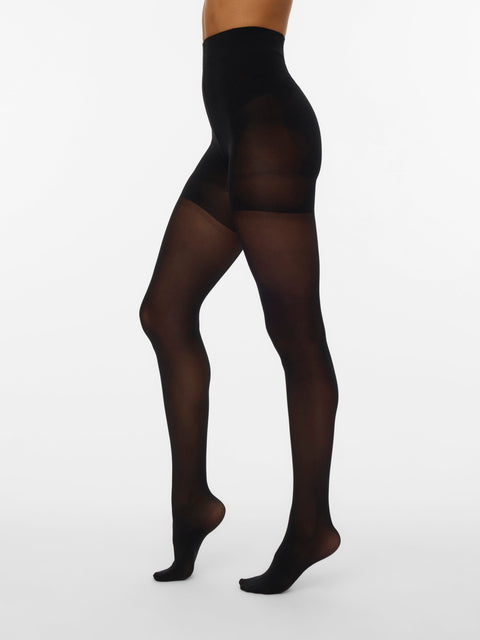 VERO MODA VMSHAPE up tights - den in black