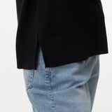 VERO MODA VMSILJE v-neck pullover in black - Image 5
