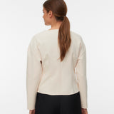 VERO MODA VMSONJA shirt in sandshell - Image 2