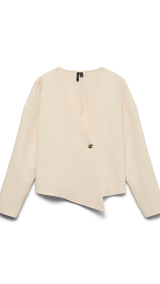 VERO MODA VMSONJA shirt in sandshell - Image 3
