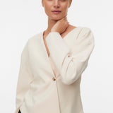 VERO MODA VMSONJA shirt in sandshell - Image 4