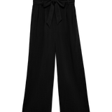 VERO MODA VMSYDNEY paperbag ankle pant in black - Image 3