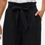 VERO MODA VMSYDNEY paperbag ankle pant in black - Image 5