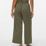 VERO MODA VMSYDNEY paperbag ankle pant in kalamata - Image 2
