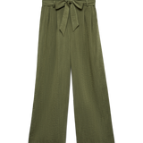 VERO MODA VMSYDNEY paperbag ankle pant in kalamata - Image 3