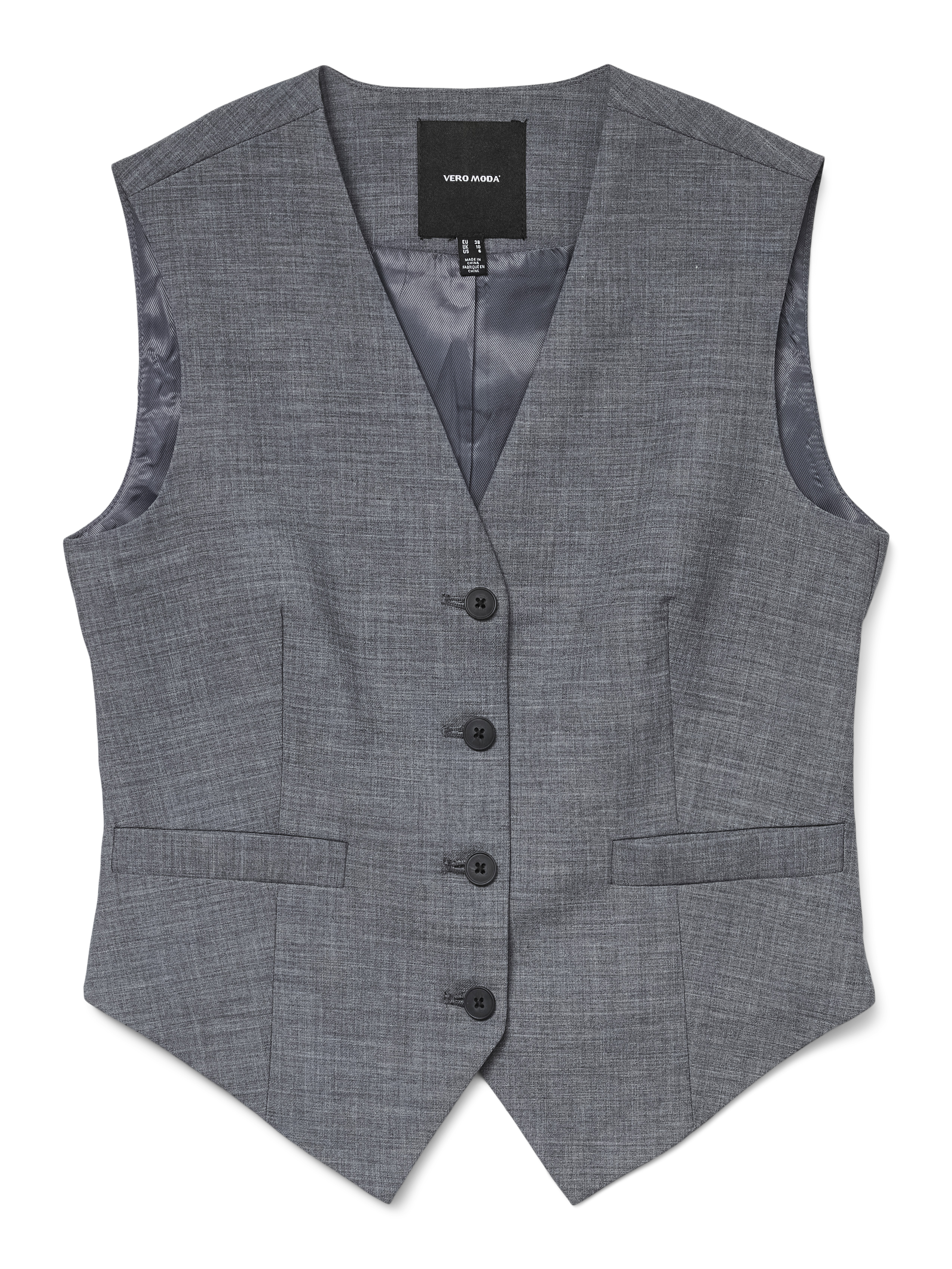 VERO MODA VMTANIA waistcoat - black