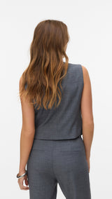 VERO MODA VMTANIA waistcoat - black