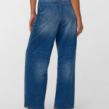 VERO MODA VMTAYLOR wide jeans in medium blue denim - Image 2