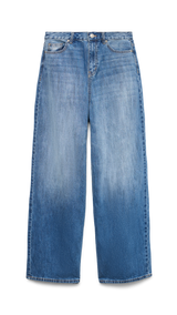 VERO MODA VMTAYLOR wide jeans in medium blue denim - Image 3