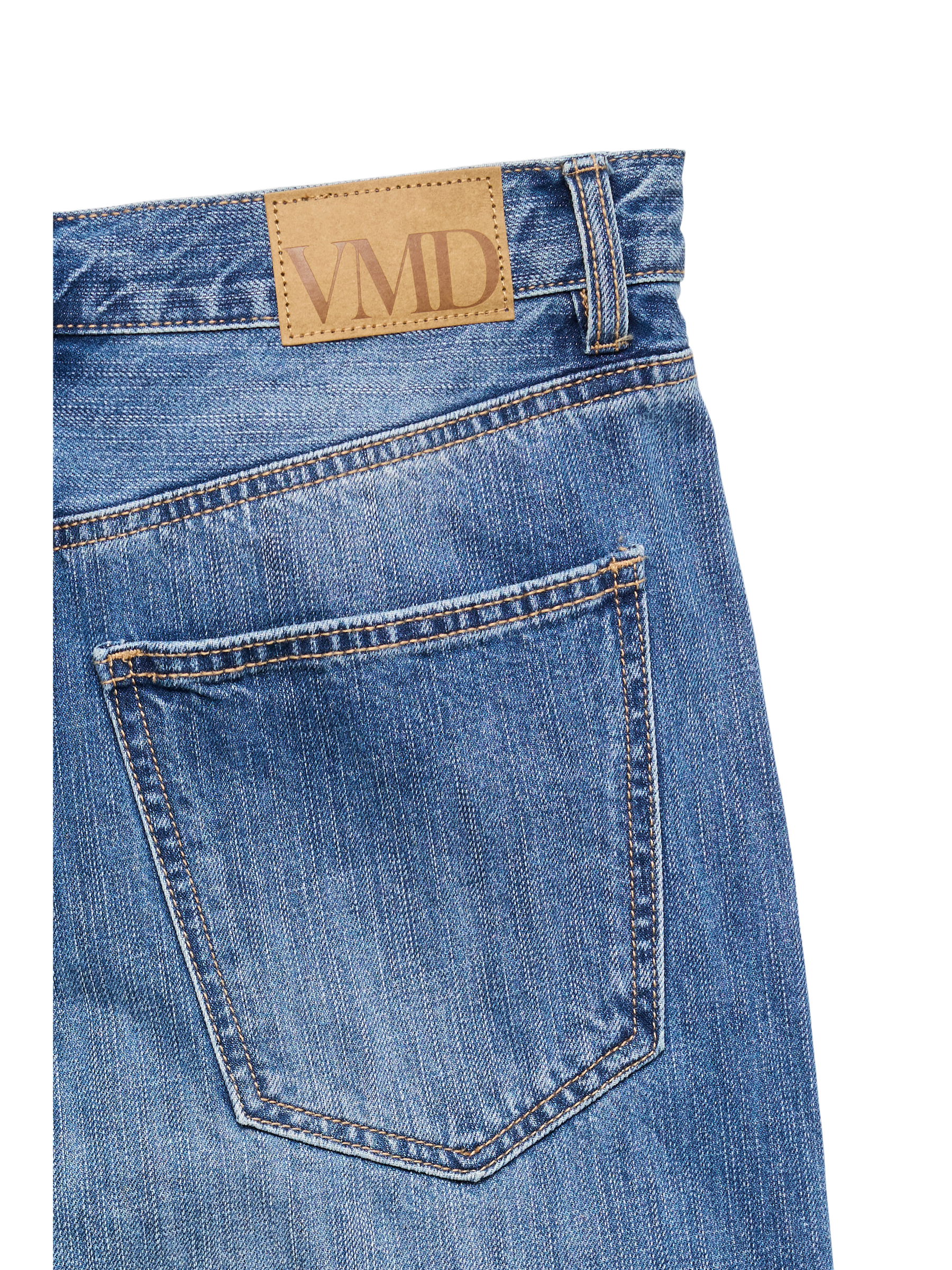 VERO MODA VMTAYLOR wide jeans in medium blue denim - Image 4
