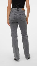 VERO MODA VMTESSA straight jeans in medium grey denim - Image 2