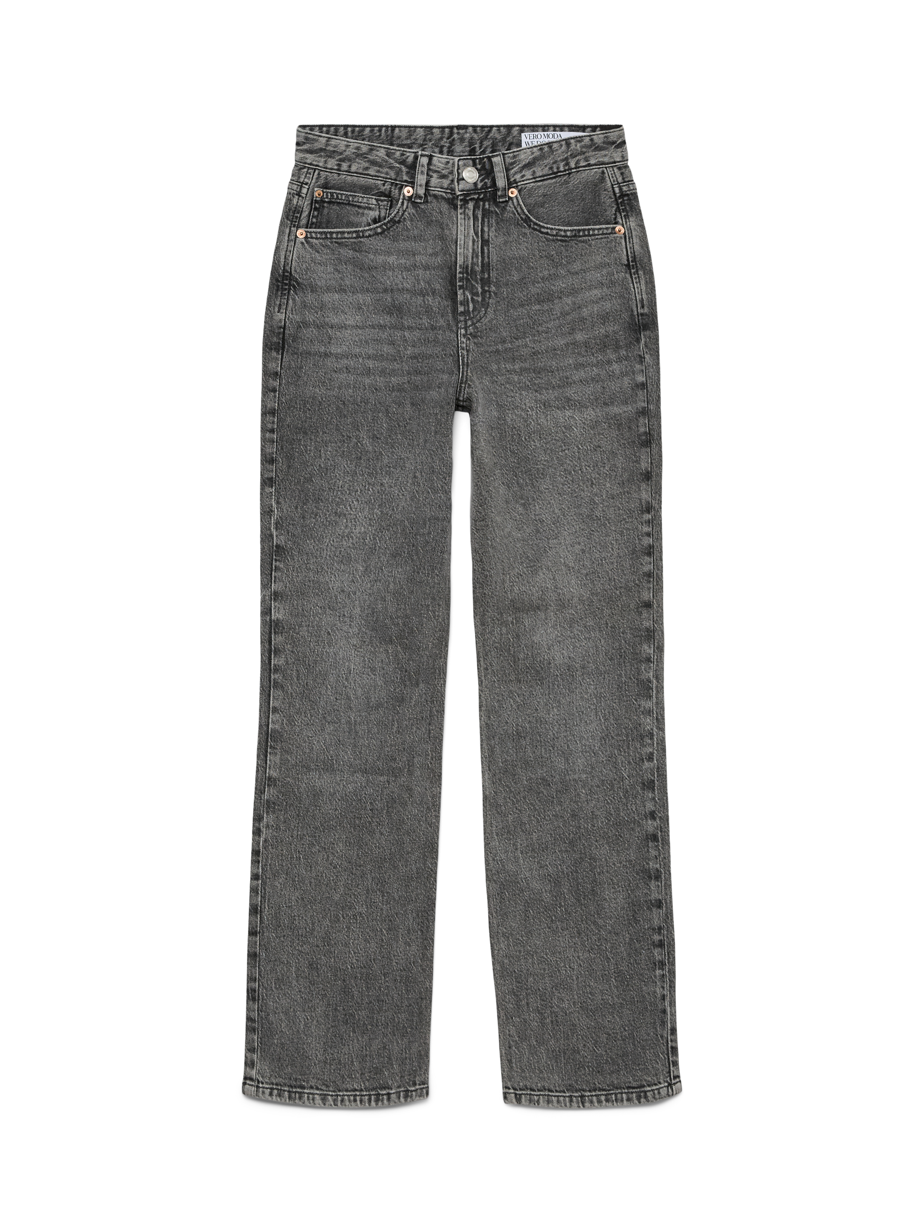 VERO MODA VMTESSA straight jeans in medium grey denim - Image 3