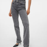 VERO MODA VMTESSA straight jeans in medium grey denim - Image 6