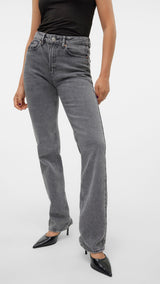 VERO MODA VMTESSA straight jeans in medium grey denim - Image 6