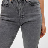 VERO MODA VMTESSA straight jeans in medium grey denim - Image 7