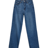 VERO MODA VMTESSA wide jeans in medium blue - Image 3