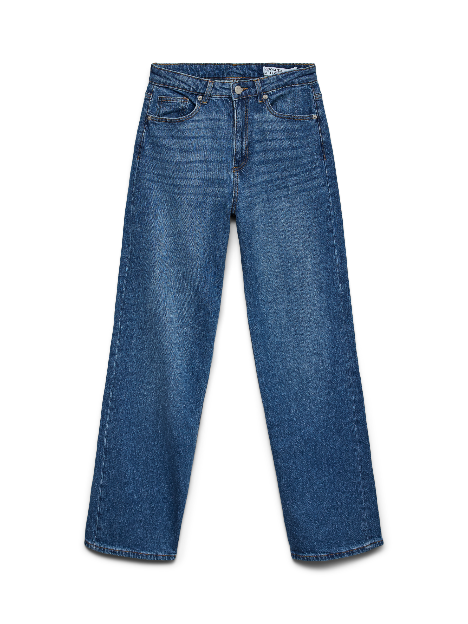 VERO MODA VMTESSA wide jeans in medium blue - Image 3