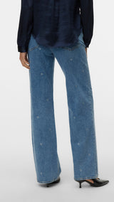 VERO MODA VMTESSA wide rhine hearts in medium blue denim ra360 - Image 2