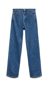 VERO MODA VMTESSA wide rhine hearts in medium blue denim ra360 - Image 3