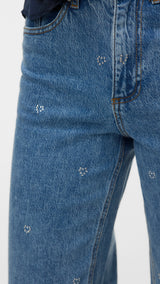 VERO MODA VMTESSA wide rhine hearts in medium blue denim ra360 - Image 6