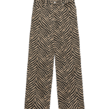 VERO MODA VMTESSA wide stretch aop jeans in silver mink leopard - Image 3