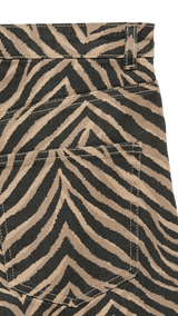 VERO MODA VMTESSA wide stretch aop jeans in silver mink leopard - Image 4