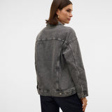 VERO MODA VMTESSA oversize denim jacket in light blue - Image 2