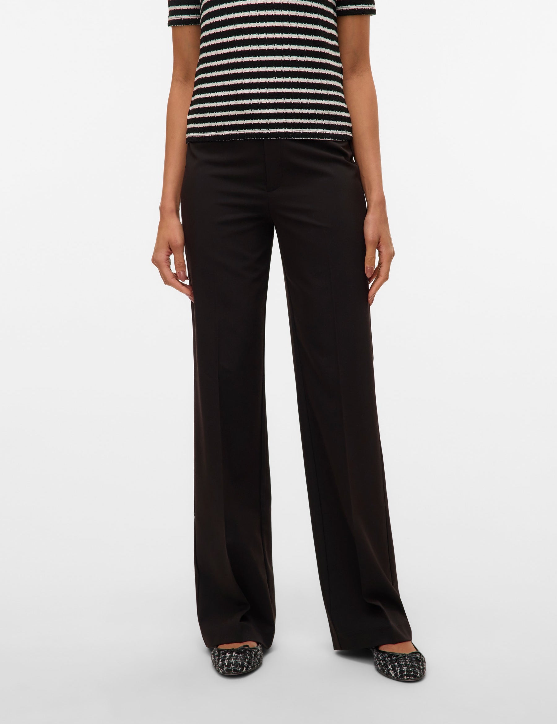 VERO MODA VMTEXAS straight pant in black - Image 1