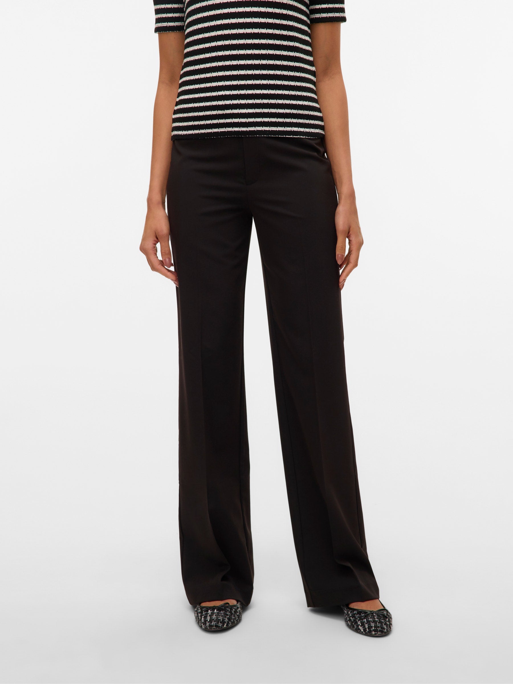 VERO MODA VMTEXAS straight pant in black - Image 1