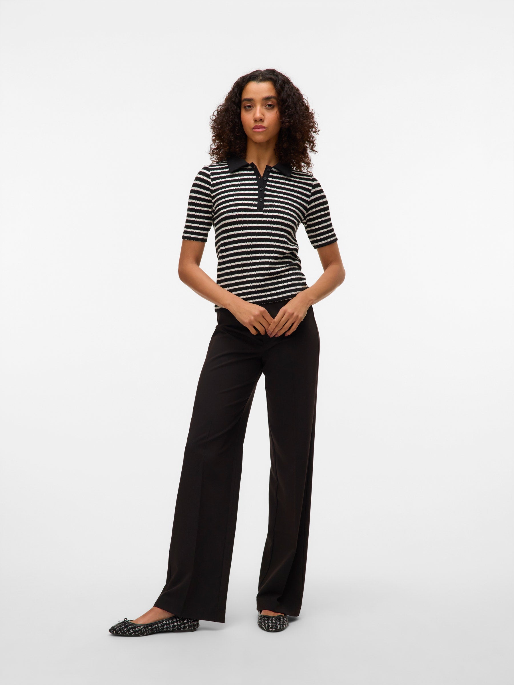 VERO MODA VMTEXAS straight pant in black - Image 5